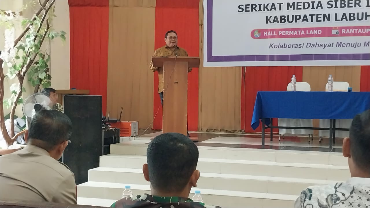 Buka UKW 53 Labuhanbatu Bersama UPDM, Ini Pesan Ketua Umum SMSI