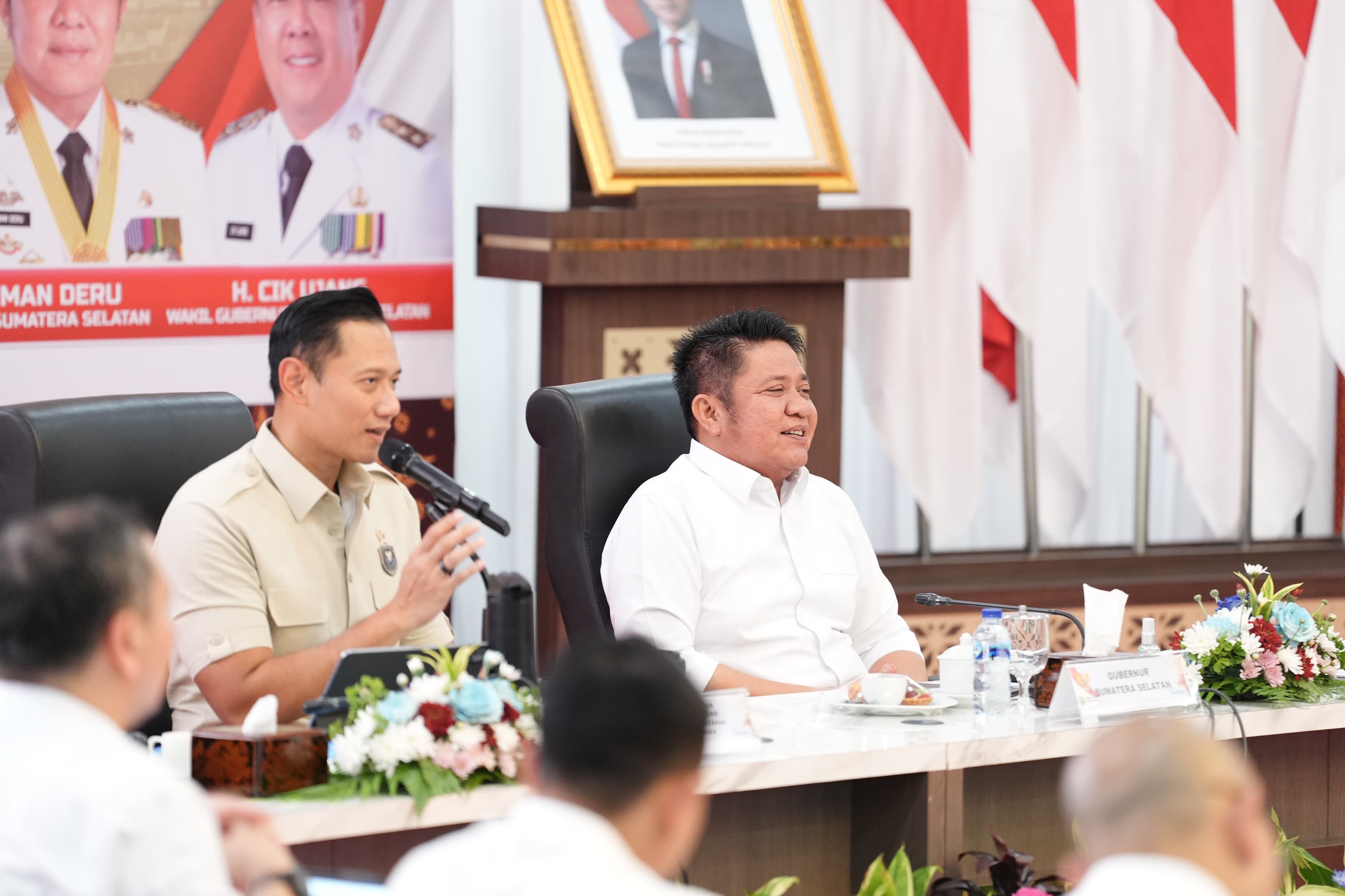 Menko AHY Tegaskan Dukungan Pusat untuk Infrastruktur Sumsel