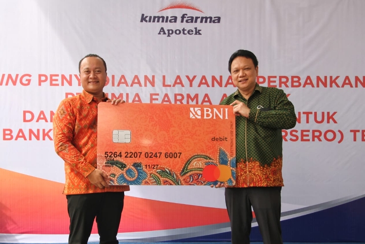 BNI Kelola Jasa Penyaluran Tunjangan Bagi Karyawan PT Kimia Farma Apotek