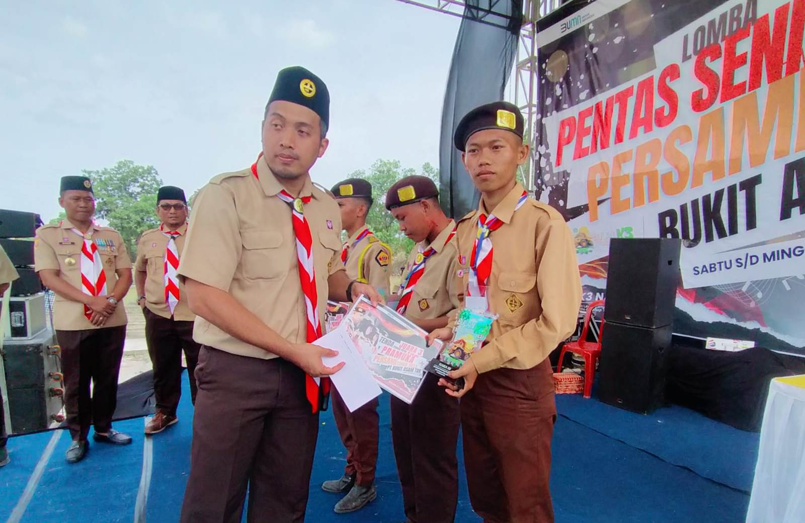 Wow, SMK Negeri 1 Tanjung Agung Raih 2 Juara di Persami Bukit Asam