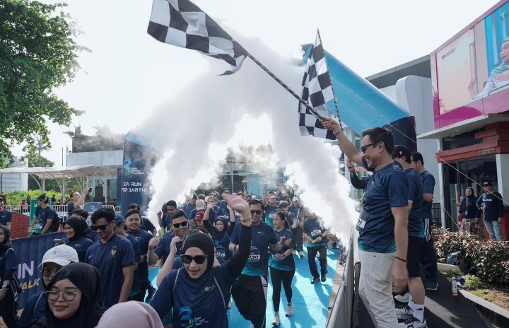 EPI Run for Earth, Donasi 678 Pohon untuk Bumi