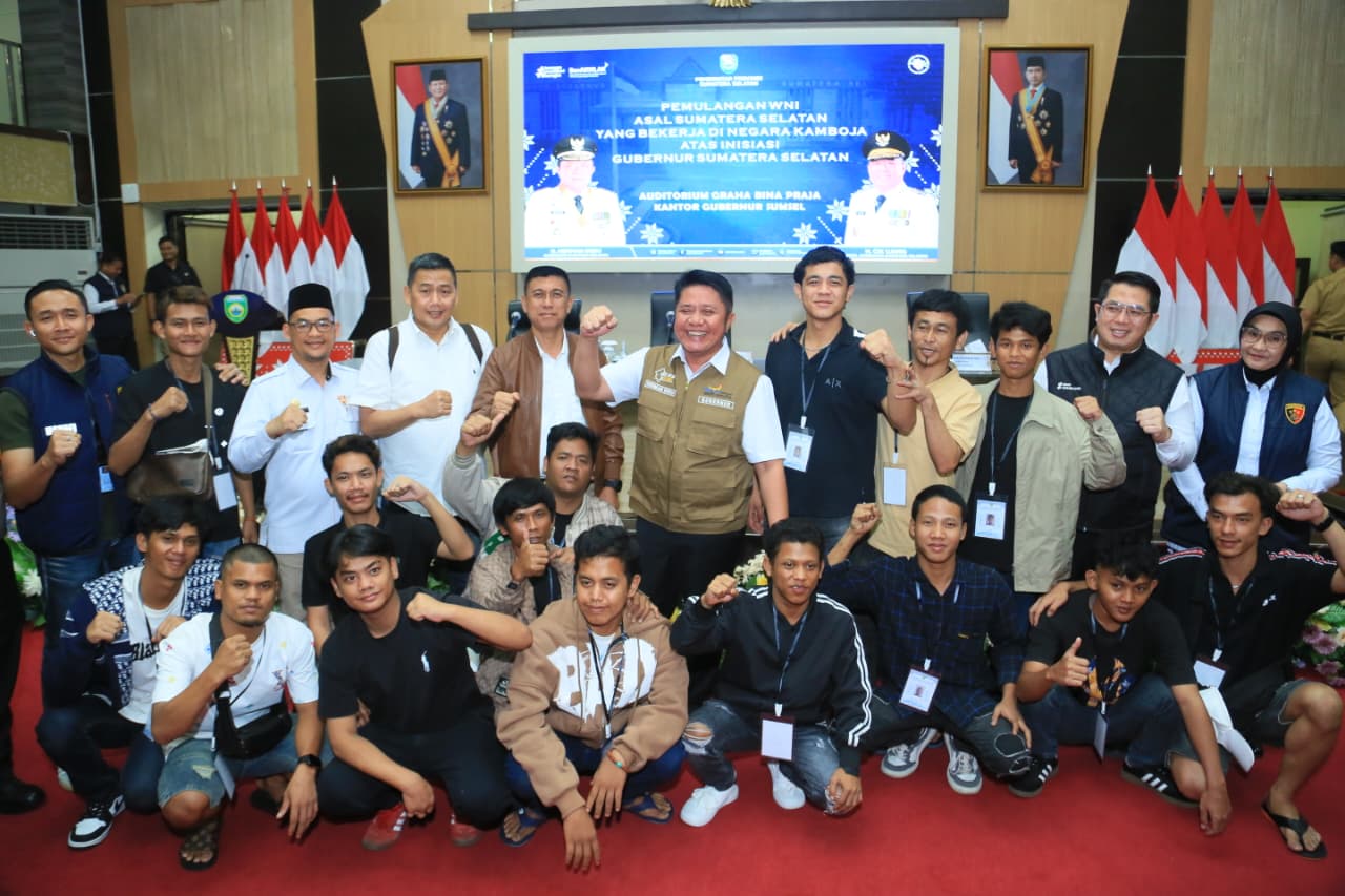 Gubernur Herman Deru Inisiasi Pemulangan WNI Asal Sumsel yang Terjebak di Kamboja