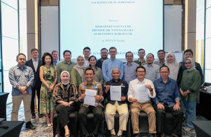 PLN EPI Sepakati Perjanjian Penyambungan Pipa dengan Operator West Natuna Group
