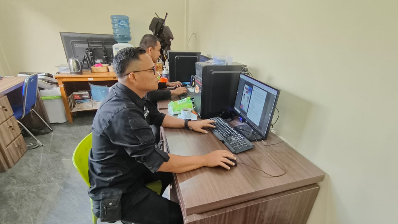 Jaga Keamanan Pilkada 2024, Polres Muara Enim Pantau Isu di Media Sosial dan Online