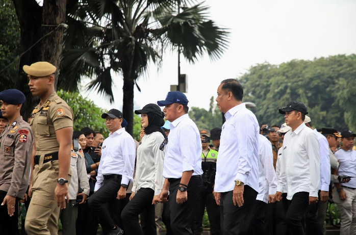 Herman Deru-Cik Ujang Ikuti Gladi Bersih Pelantikan Serentak Kepala Daerah di Istana Kepresidenan RI