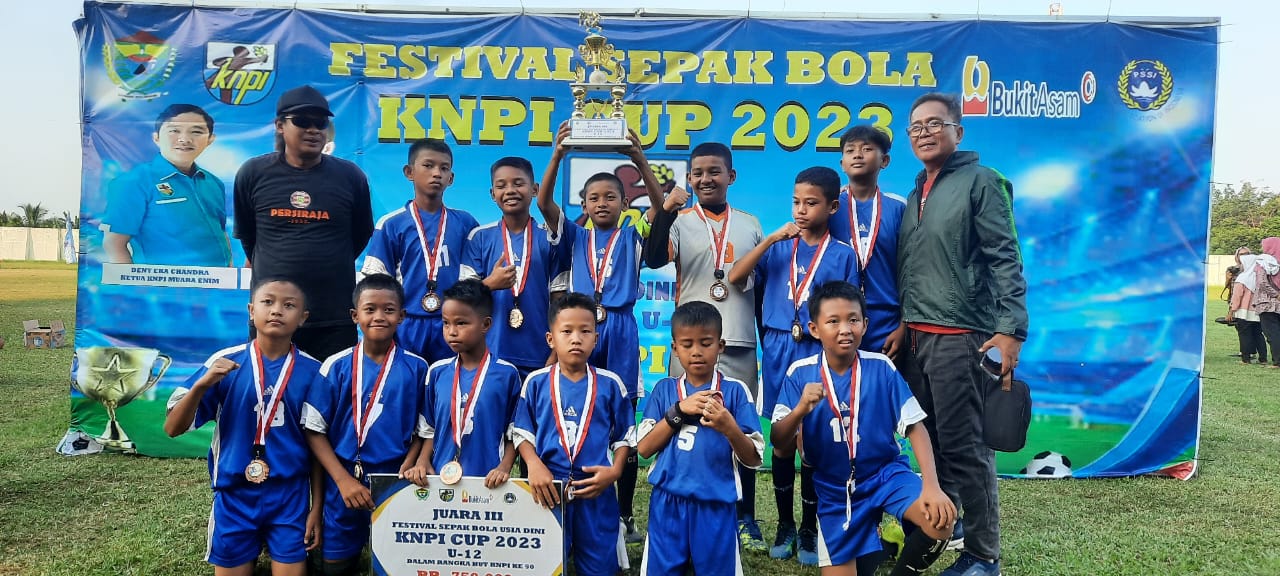 SSB Tunas Muda Muara Enim Juara 3  Sepakbola U-12 KNPI Muara Enim Cup 