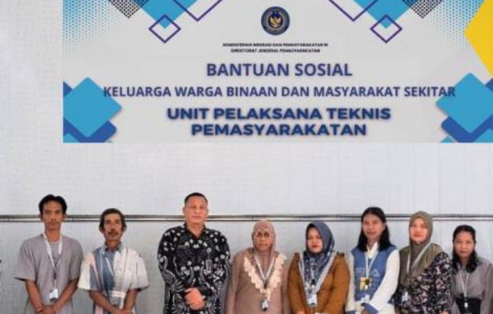 Jumat Berkah, Lapas Kelas IIB Muara Enim Bagikan Paket Sembako