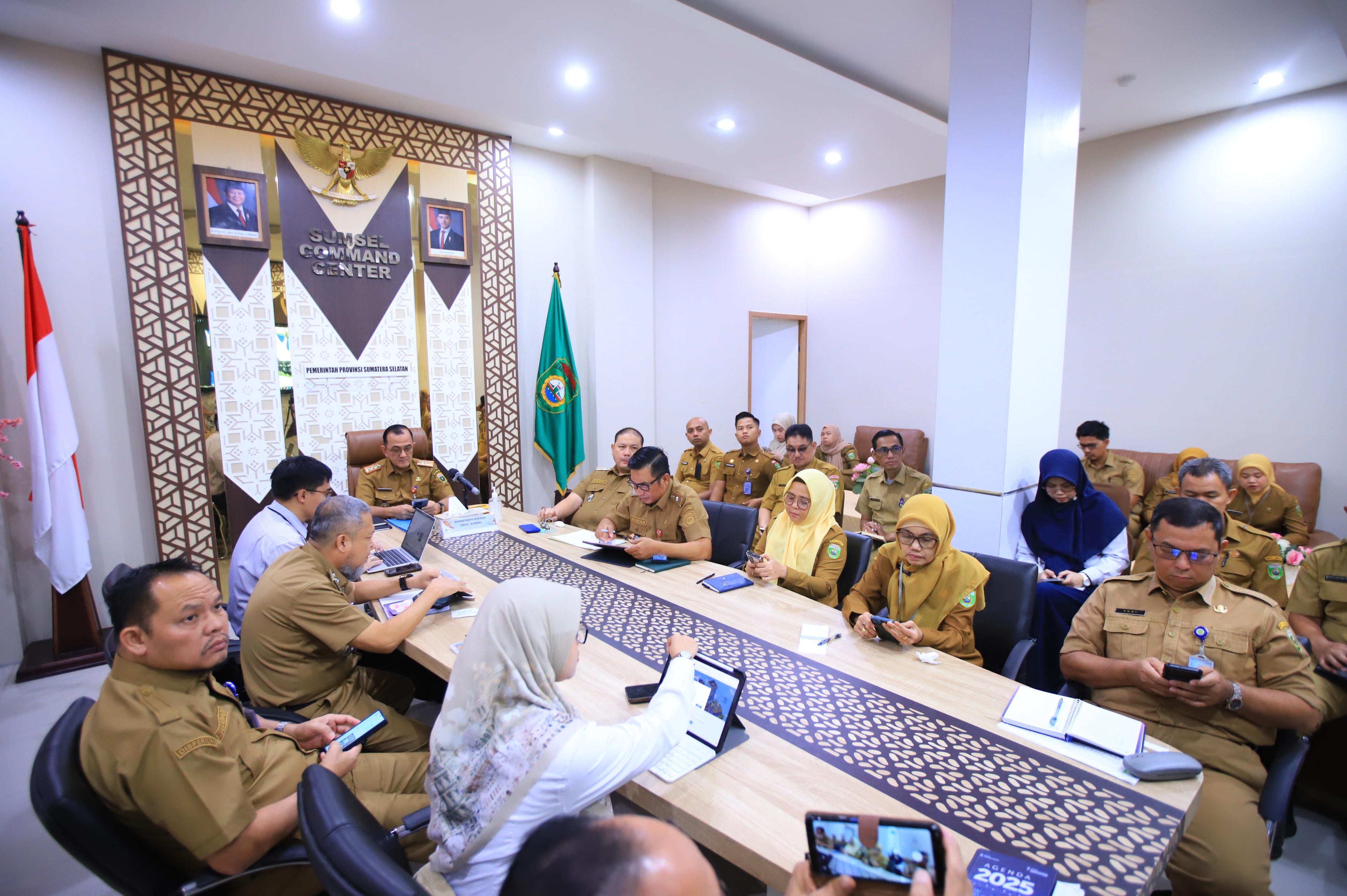 Rakornas Inflasi 2026, Sekda Sumsel Pastikan Kesiapan Daerah Hadapi Idul Fitri