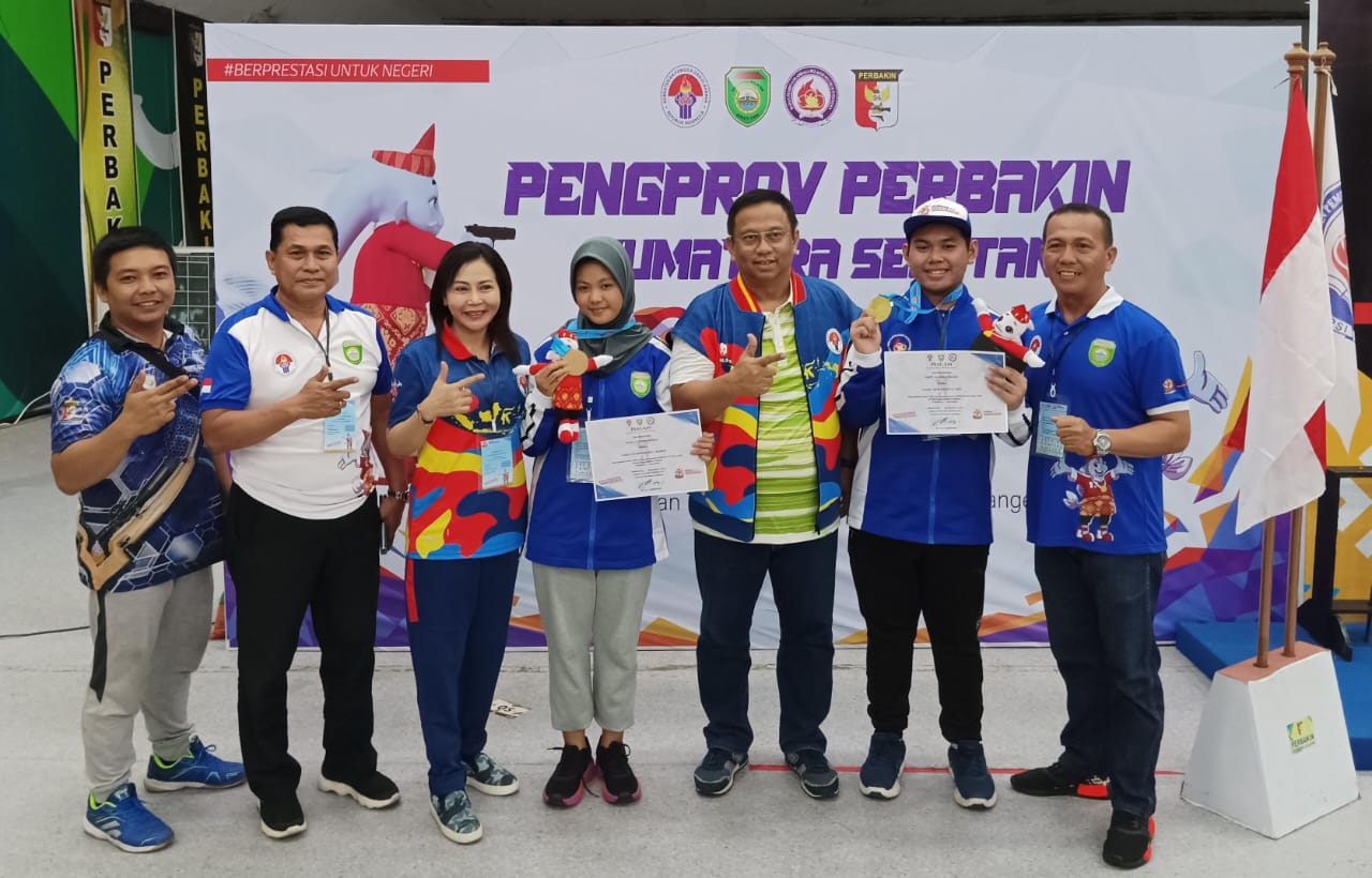 Atlet Menembak Asal Muara Enim Sumbang Medali Perunggu POPNAS 2023