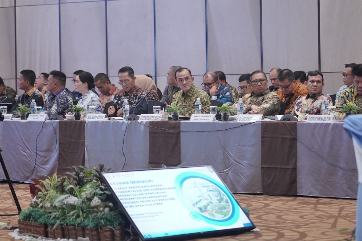Sekda Sumsel Hadiri Rakor Pemerintahan se-Sumatera Bahas Kamtibmas