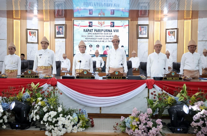 Hadiri Paripurna HUT ke-21 Kabupaten Ogan Ilir, Ini Kata Pj Gubernur Sumsel 