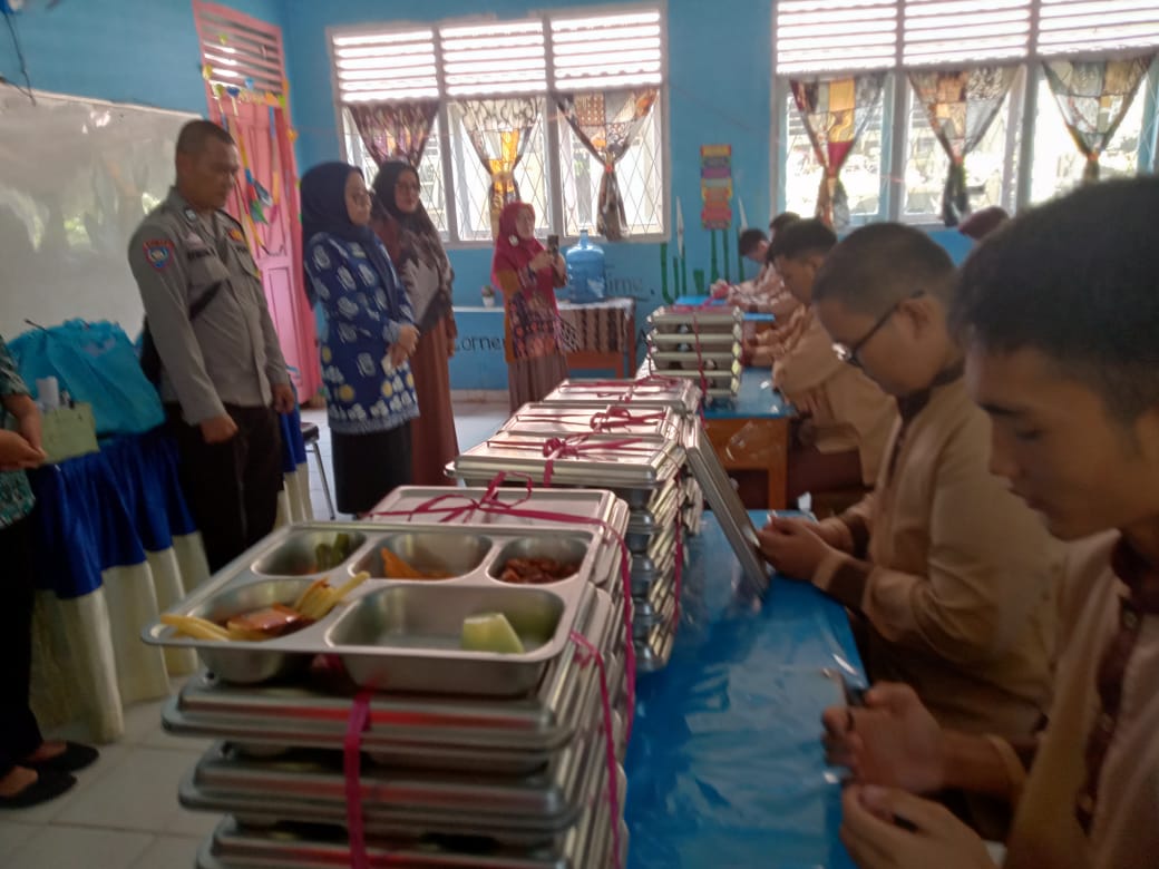 Tim Polda Sumsel Monitoring MBG dan SPPG Polres Muara Enim