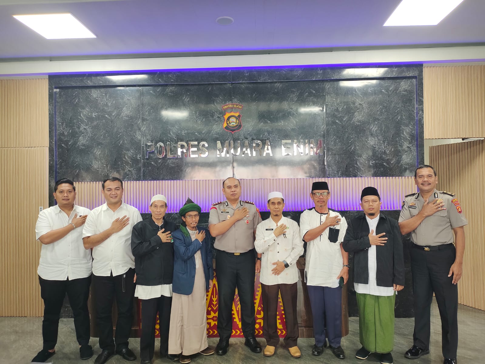 Jajaran MUI Jalin Silaturahmi dengan Kapolres Muara Enim