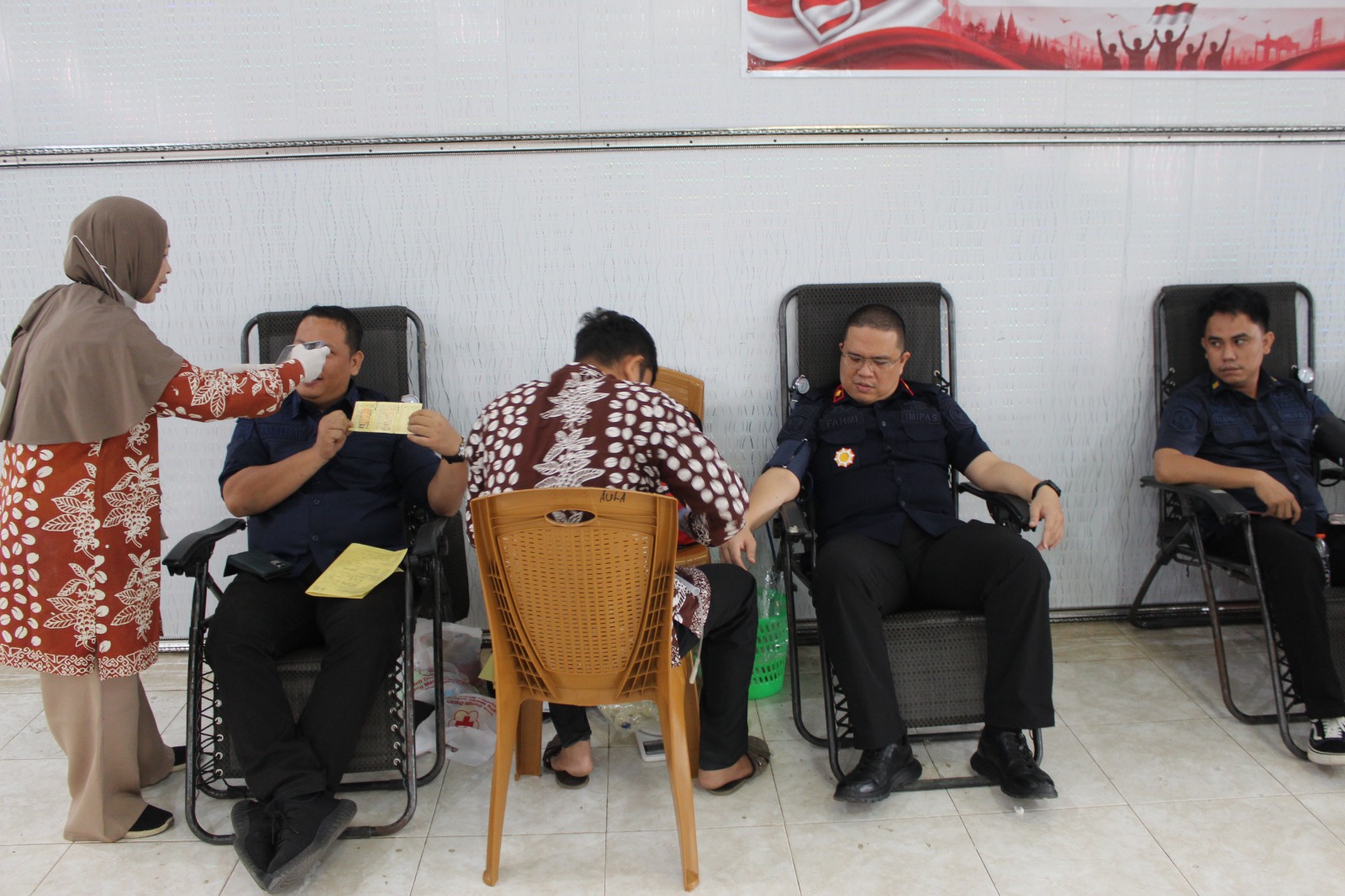 Lapas Muara Enim Gelar Baksos Donor Darah 