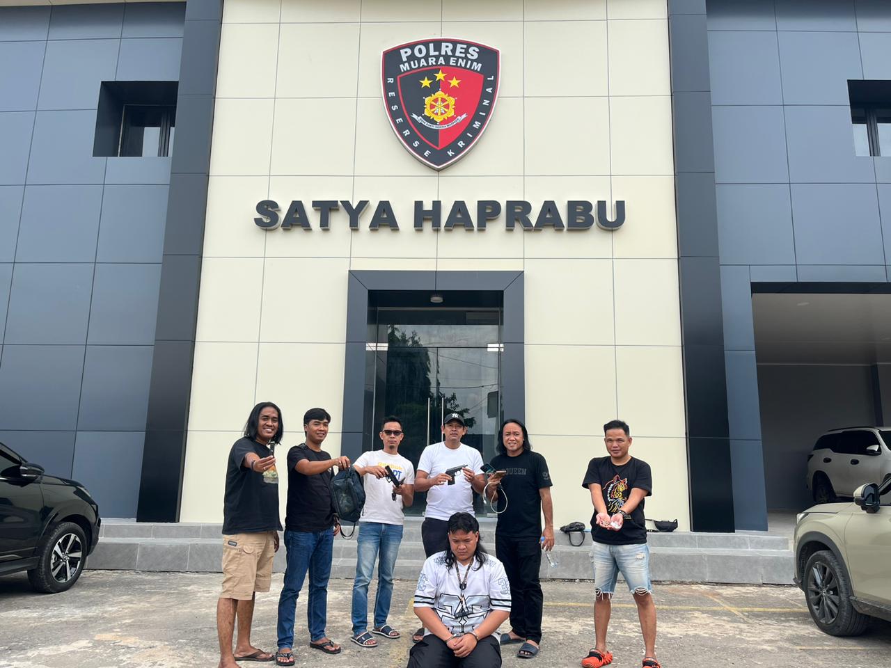 Tim Rajawali Satreskrim Polres Muara Enim Tangkap Pelaku yang Lepaskan Tembakan hingga Gegerkan Warga