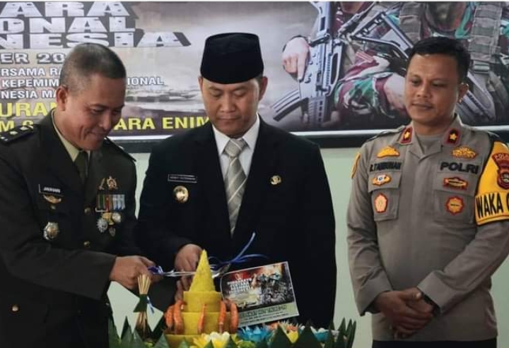 Syukuran HUT TNI ke-79, Pj Bupati Harapkan Sinergi Kawal Suksesnya Pilkada Muara Enim