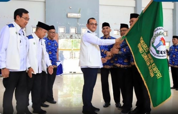 Sekda Sumsel Lantik Pengurus Bapor Korpri