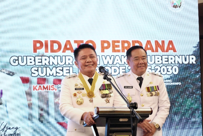 Sampaikan Pidato Perdana, Herman Deru:  Saya Tidak Berubah dan Akan Tetap Bawa Sumsel Lebih Baik Lagi