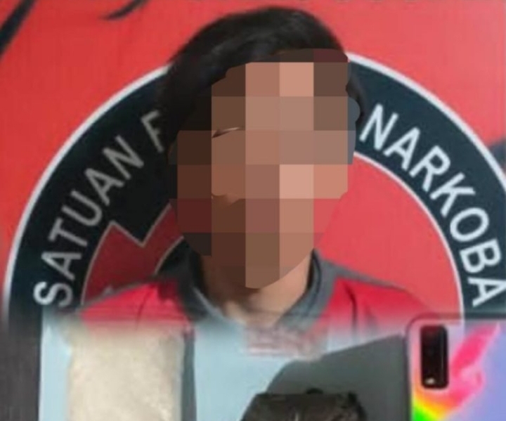 Pengedar Narkoba Asal Kabupaten Tetangga Ini Diringkus Tim Buldozer Satresnarkoba Polres Muara Enim