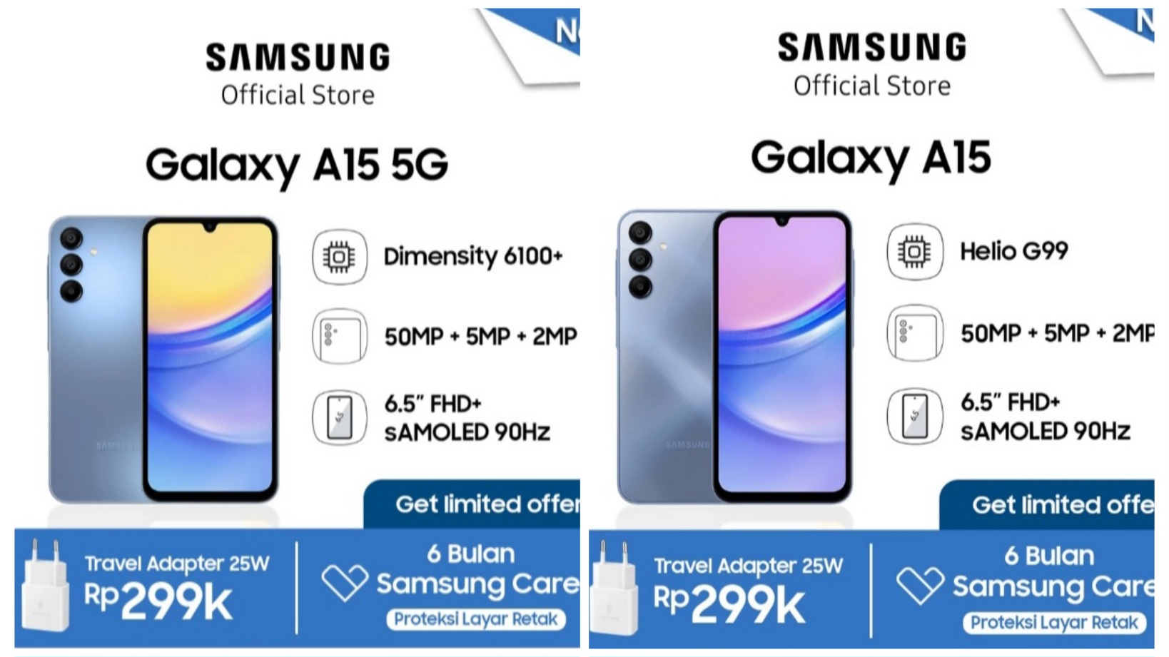 Samsung Galaxy A15 4G dan A15 5G Baru Saja Diluncurkan Langsung Menarik Perhatian, Kenapa? 