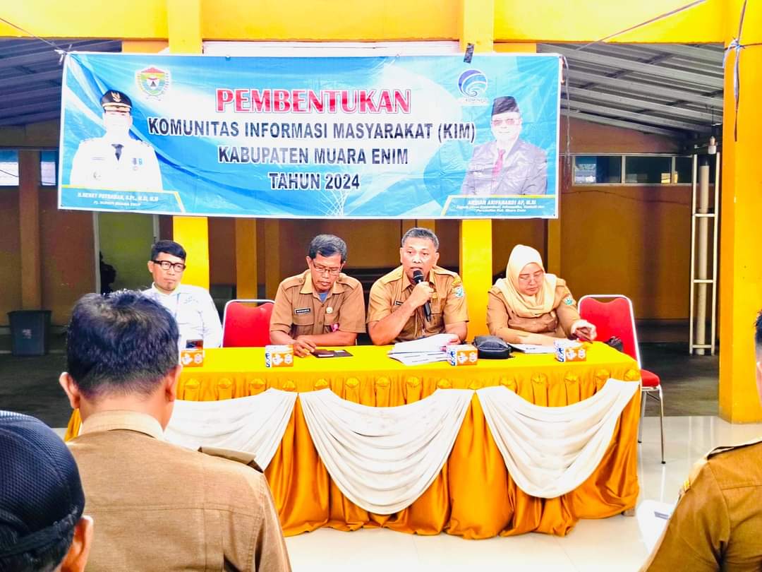 Jaring Potensi Desa, Diskominfo-SP Muara Enim Bentuk Komunitas Informasi Masyarakat di Kecamatan Rambang Niru