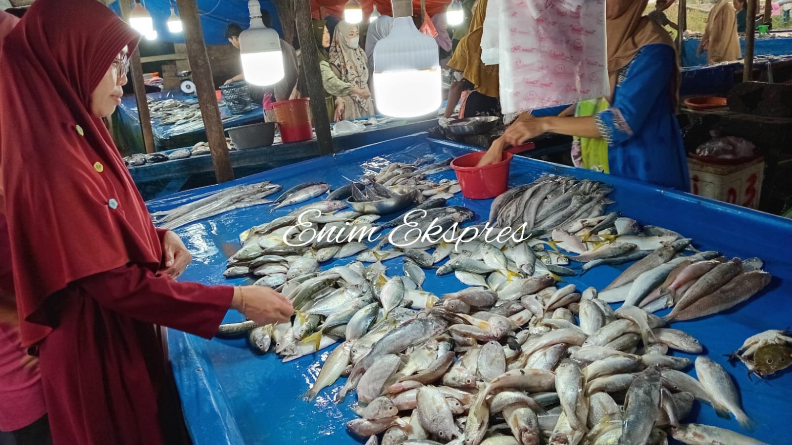 Pasar Ikan Laut Segar Pantai Panjang Bengkulu yang Tiap Sore Diserbu Emak-emak