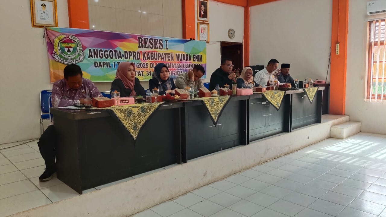 Reses ke-I Anggota DPRD Muara Enim Terlaksana Sesuai Jadwal, Serap Berbagai Aspirasi Desa-desa di Ujanmas