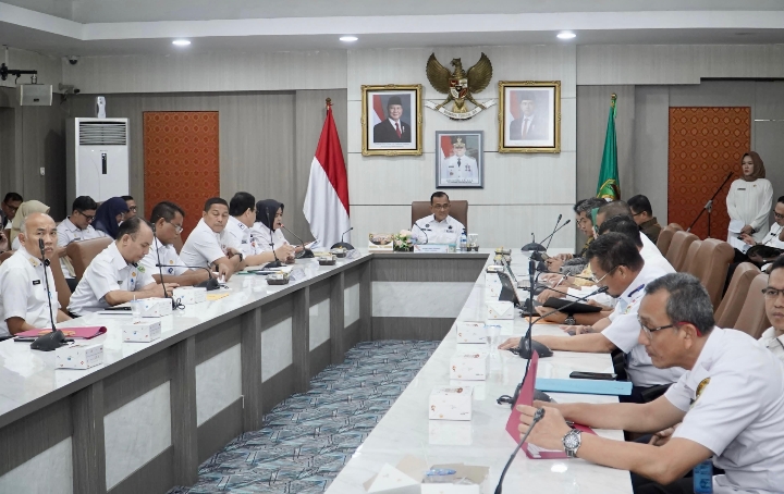 Sekda Buka Rapat Pembukaan Desk Penyusunan IKK LPPD Provinsi Sumsel Tahun 2024