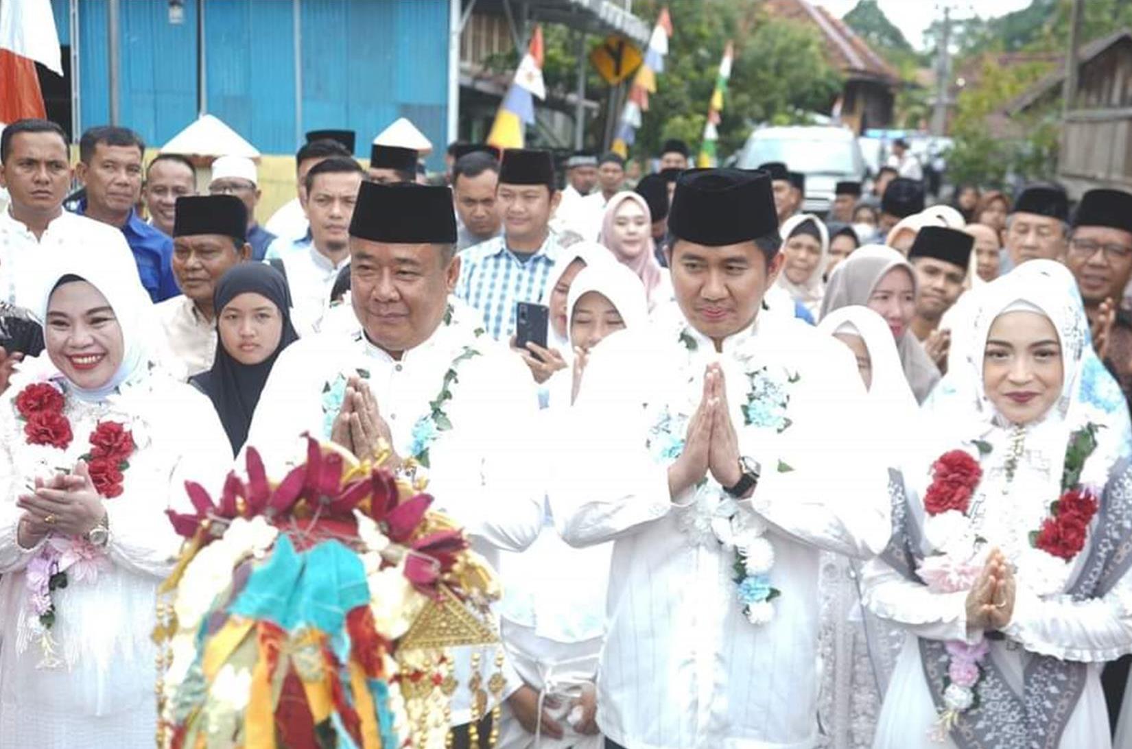 Bupati Lahat Cik Ujang Bersama Kaffah Resmikan Masjid Jami' At-Taqwa