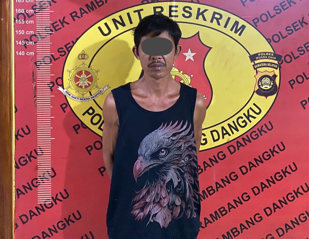 Kepergok Curi Buah Sawit oleh Pemiliknya, Pria Ini Diamankan Team Tarantula Polsek Rambang Dangku
