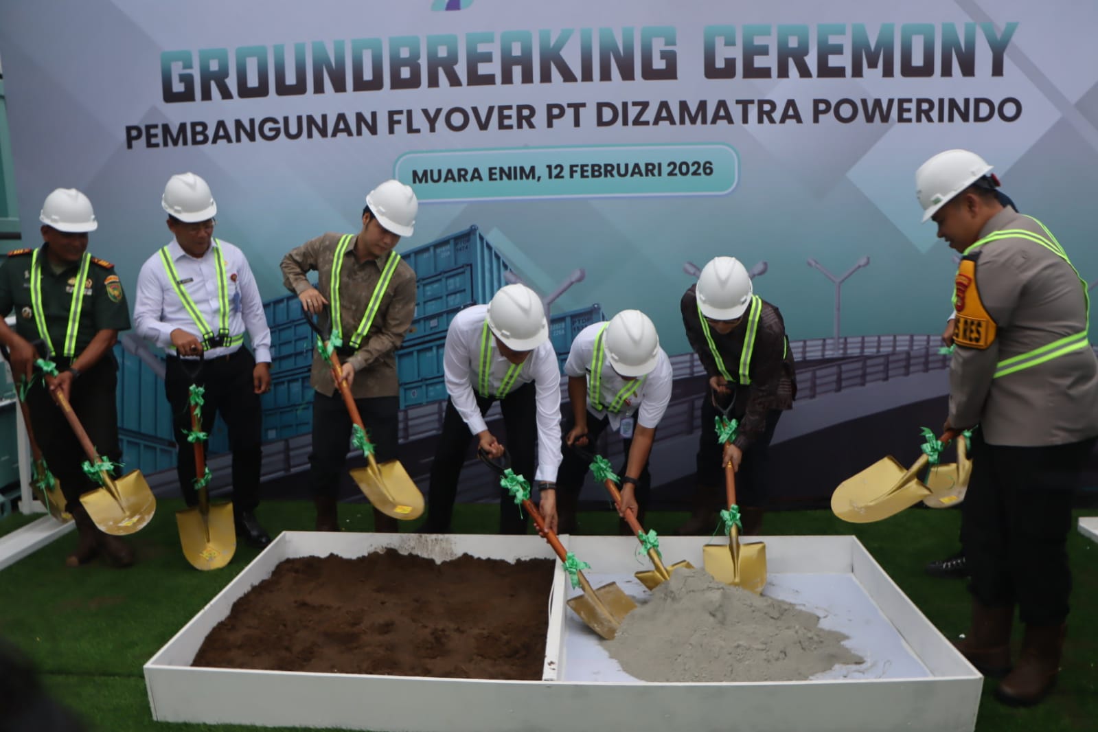 Bupati Edison Apresiasi Perusahaan Bangun Flyover