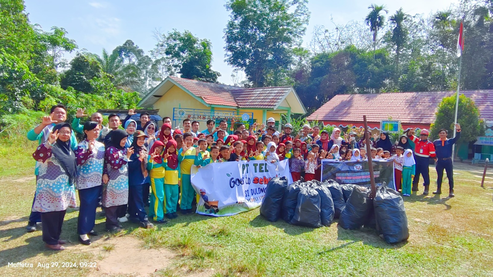 PT TeL Edukasi Pemilahan Sampah dan Pencegahan Karhutla