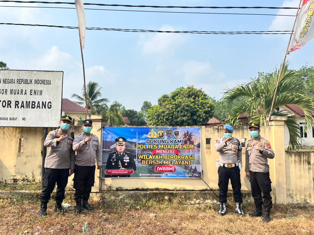 Polsek Rambang Gaungkan Pelayanan Prima, Dukung Polres Muara Enim Raih Predikat WBBM