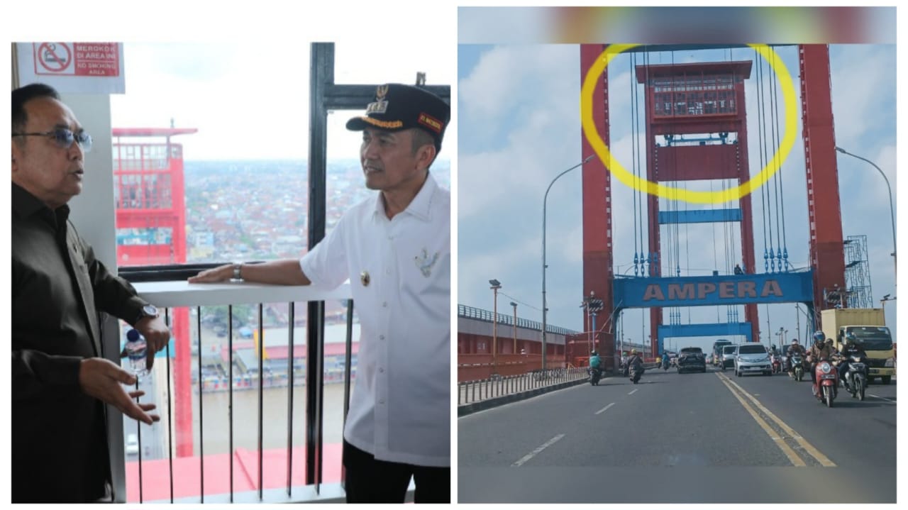 Objek Wisata Baru Keren di Icon Palembang “Seumur-umur Baru Ini Saya Naik Menara Jembatan Ampera”