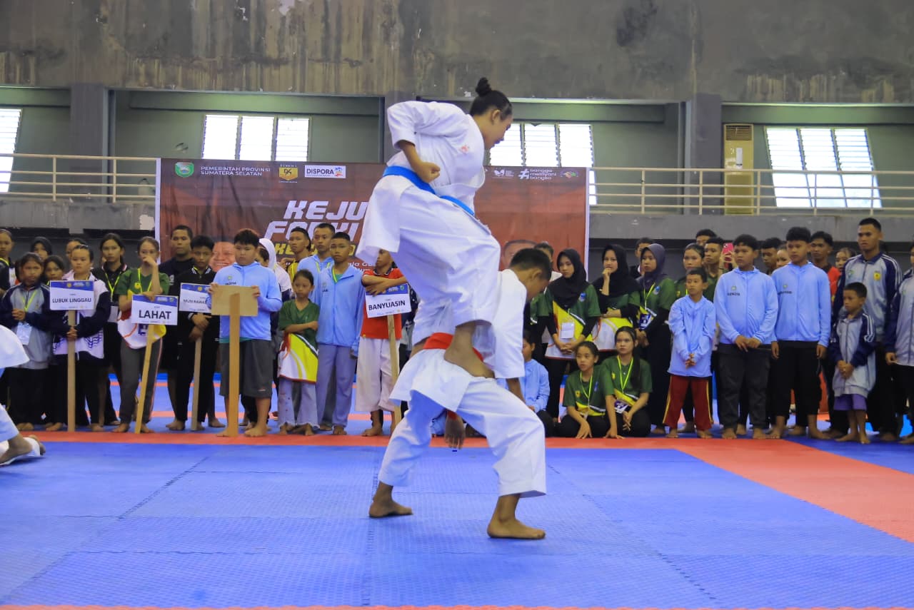 Kejurda dan Festival FORKI Sumsel jadi Ajang Pembinaan Atlet