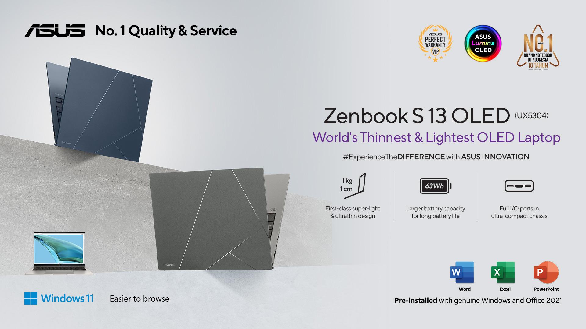 Menjadi Writerpreneur Kece Bersama ASUS ZenBook S13 OLED