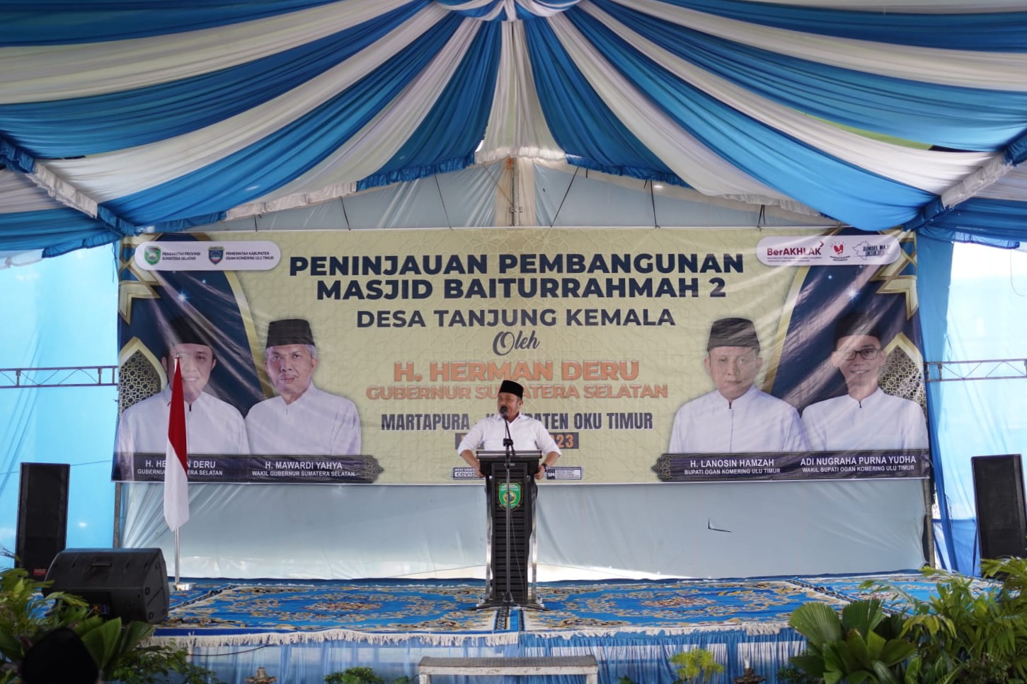 Gubernur Sumsel Yakini Masjid Baiturrahmah II Beri Manfaat Besar Bagi Masyarakat dan Pengguna Jalan