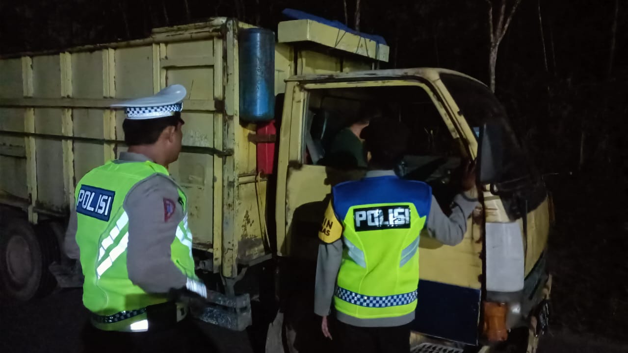 Jelang Nataru, Polres Muara Enim Gelar Razia dan Patroli Malam