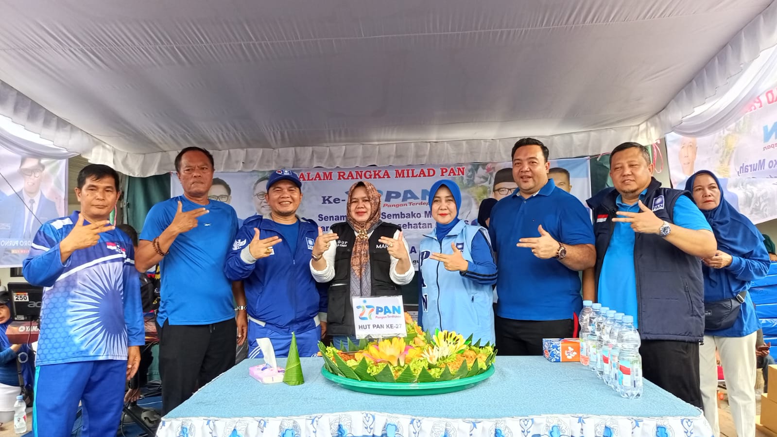 Ribuan Masyarakat Muara Enim Meriahkan HUT PAN