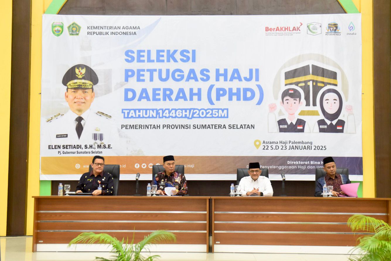 Sekda Buka Seleksi Calon Petugas Haji Daerah Sumsel Tahun 2025