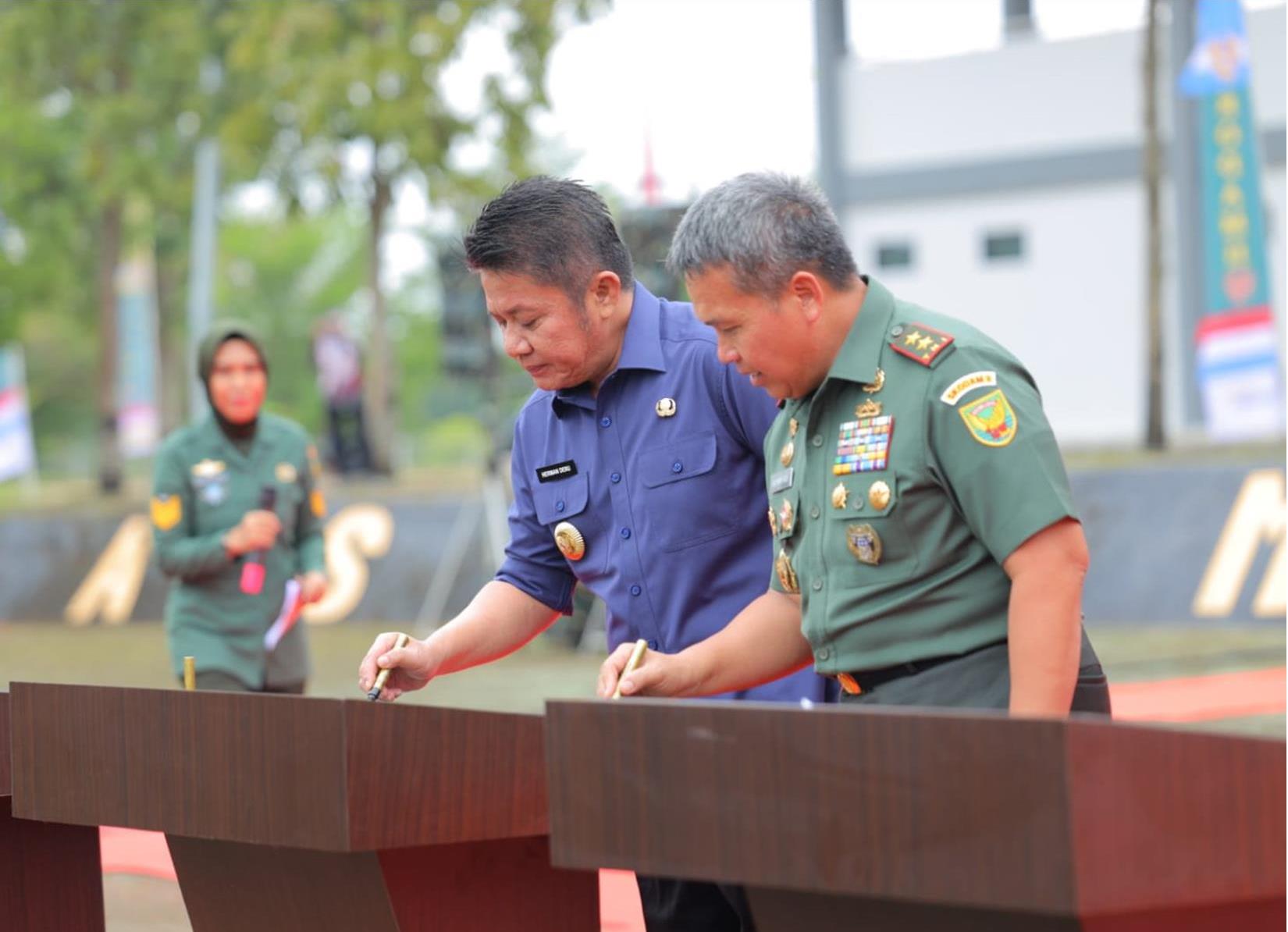 Gubernur Sumsel Resmikan Pusat Latihan Kebugaran Standar Internasional Milik Kodam II/Sriwijaya 