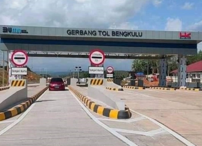 20 Ribu Kendaraan Melintas di Tol Bengkulu-Taba Penanjung