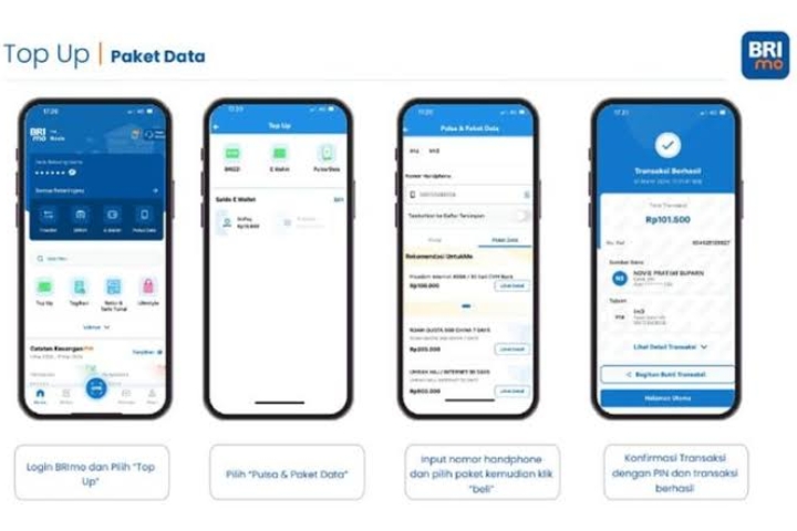 Beli Kuota Internet Mudah Pakai BRImo