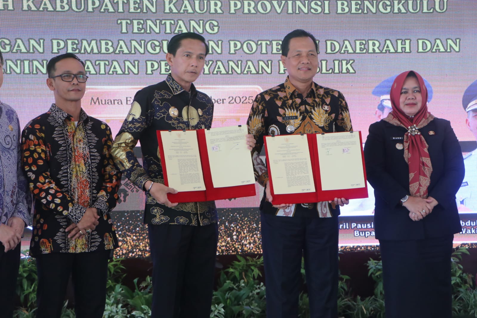 Kabupaten Muara Enim dan Kabupaten Kaur Sepakat Tingkatkan Konektivitas Infrastruktur