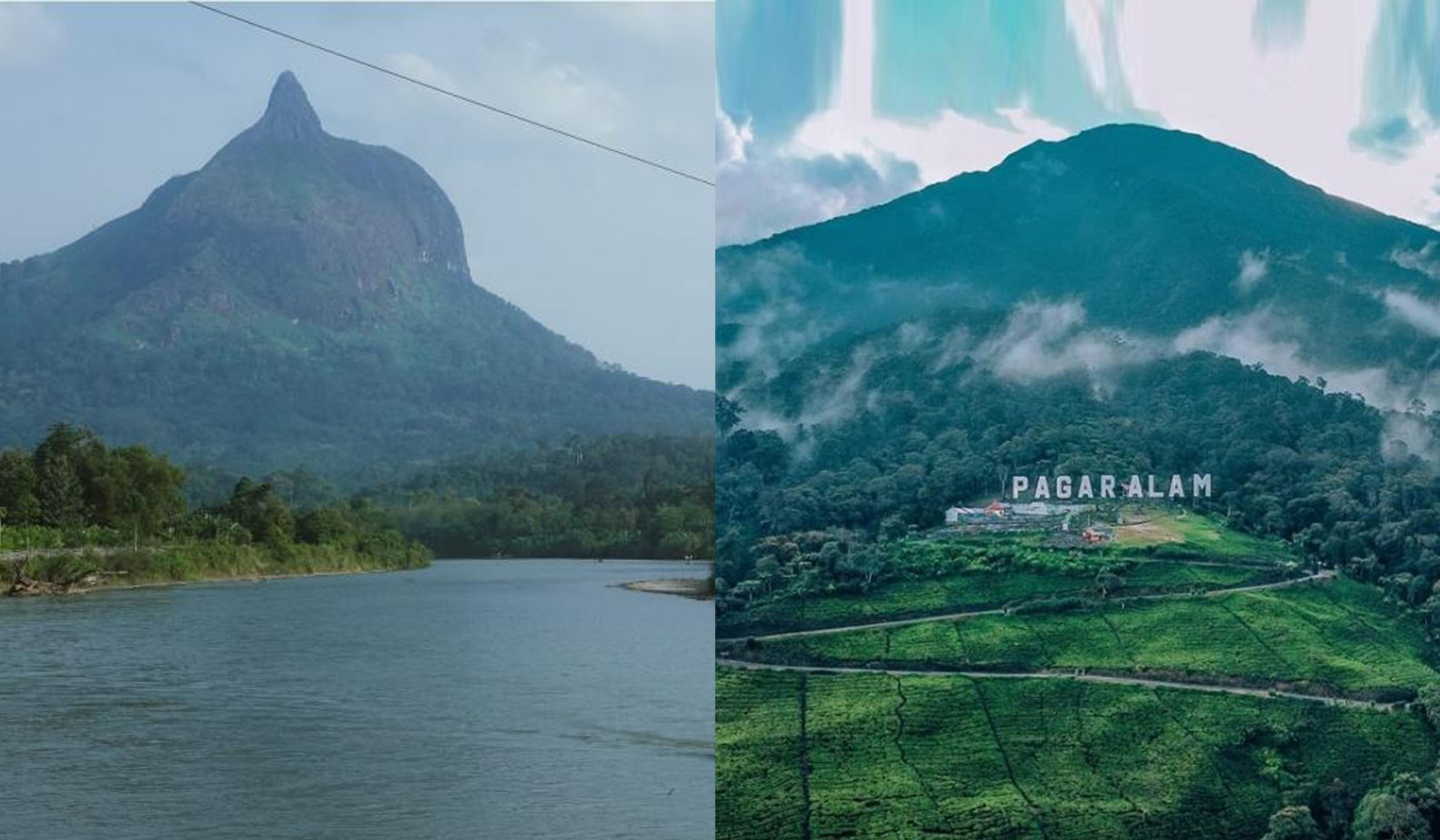 Unik dan Sama-sama Menjulang Tinggi! Ini Pesona Bukit Jempol di Lahat VS Gunung Dempo di Pagaralam