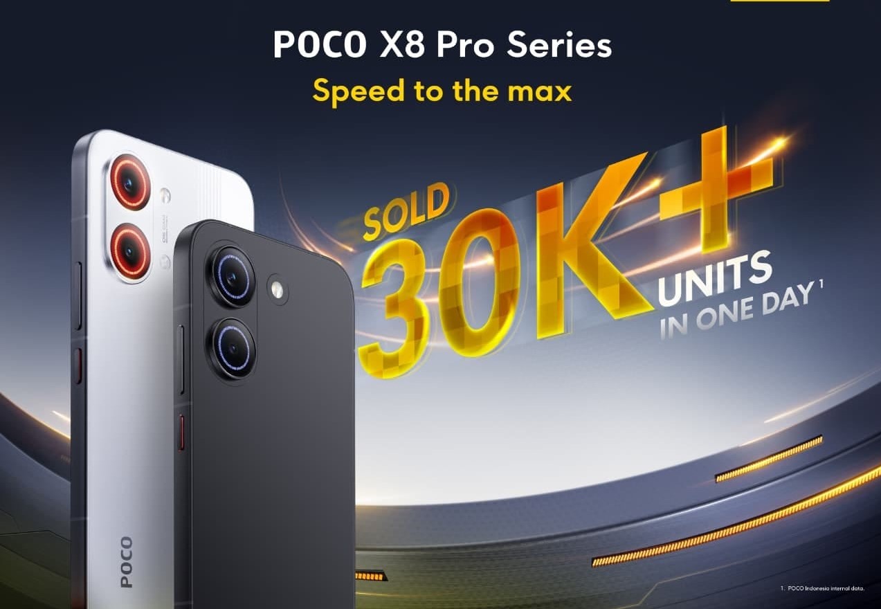 Mantap! POCO X8 Pro Series Terjual 30.000 Unit dalam Sehari