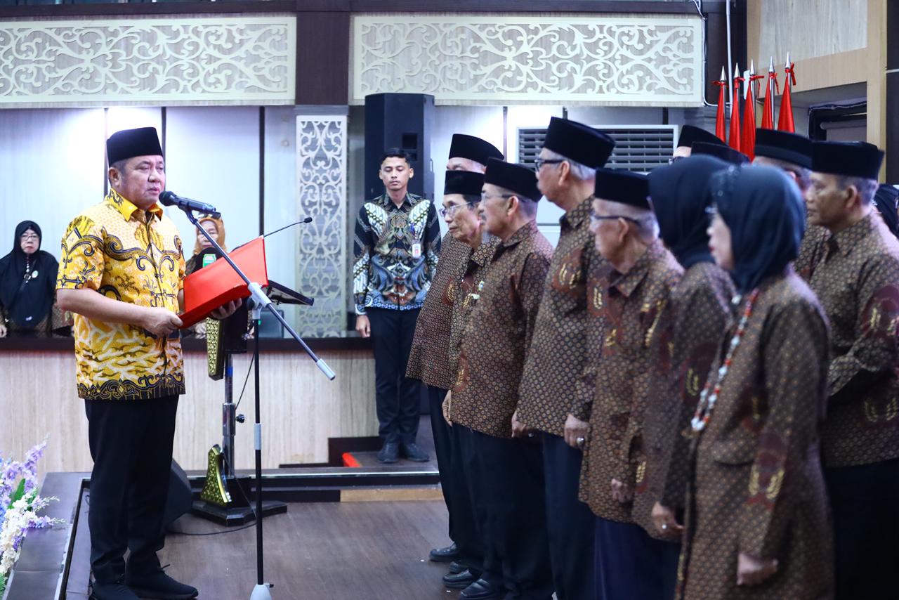 Kukuhkan Kepengurusan LLI Sumsel, Gubernur Herman Deru Dorong Lansia Tetap Berdaya