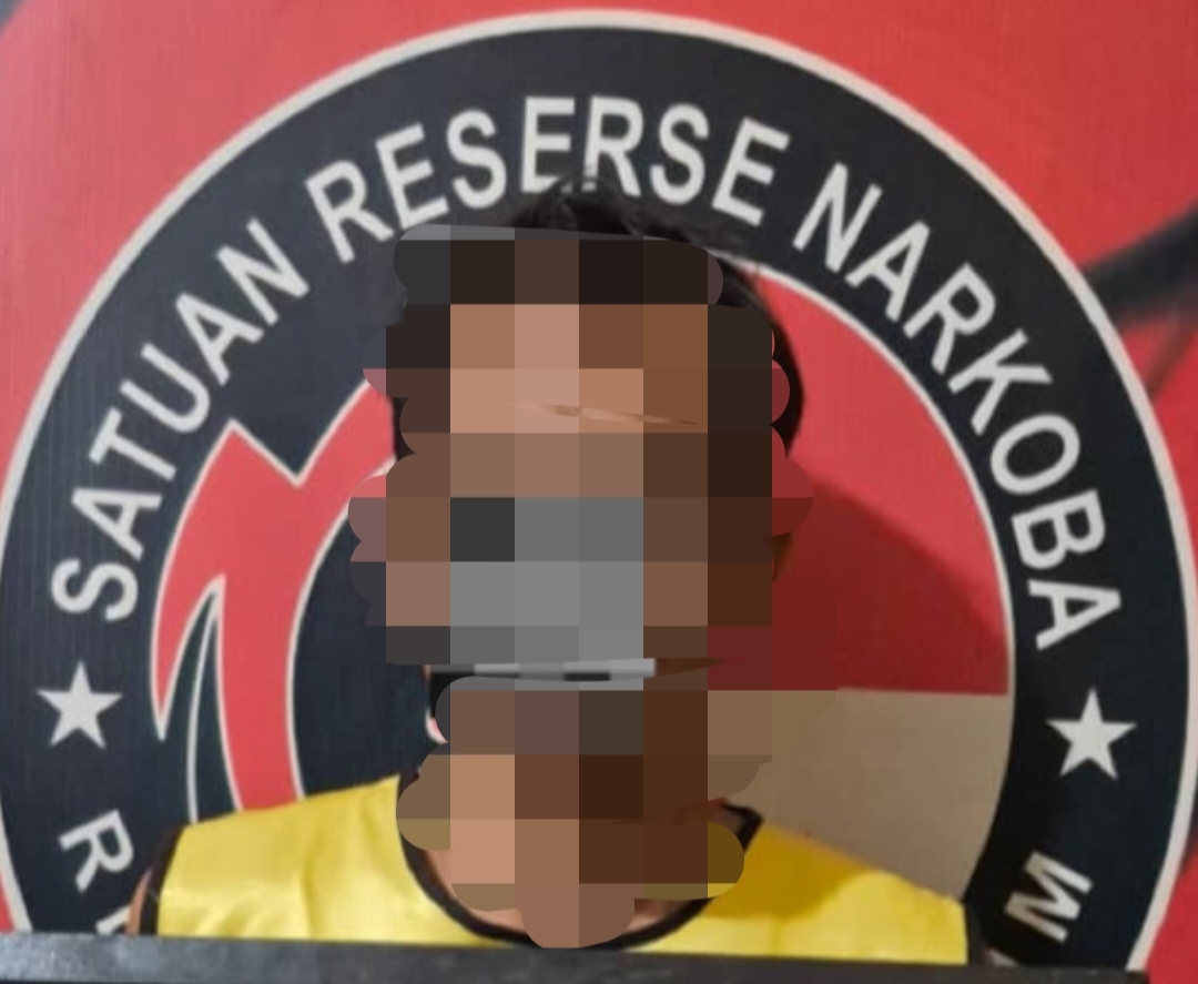 Satresnarkoba Polres Muara Enim Gagalkan Peredaran 42 Paket Sabu