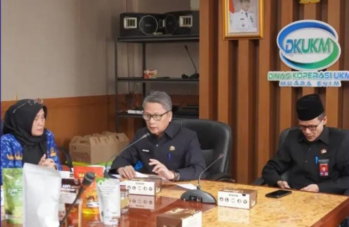 Pemkab Muara Enim Lewat Dinas KUKM Dukung Pemasaran Produk UMKM Lokal Hingga ke Luar Negeri
