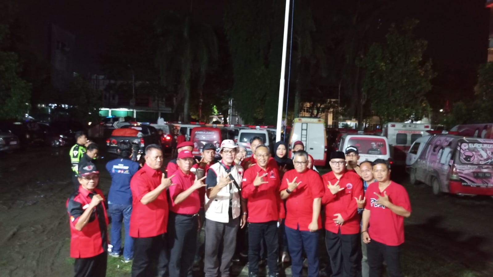 Sambut Tim Kemanusiaan PDI Perjuangan